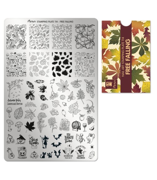 Plaque stamping Moyra 114 Free Falling
