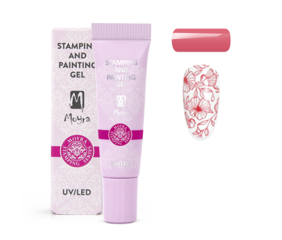 gel paint pour stamping et nail art moyra