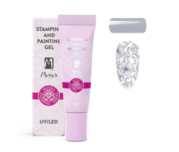 gel paint pour stamping et nail art moyra