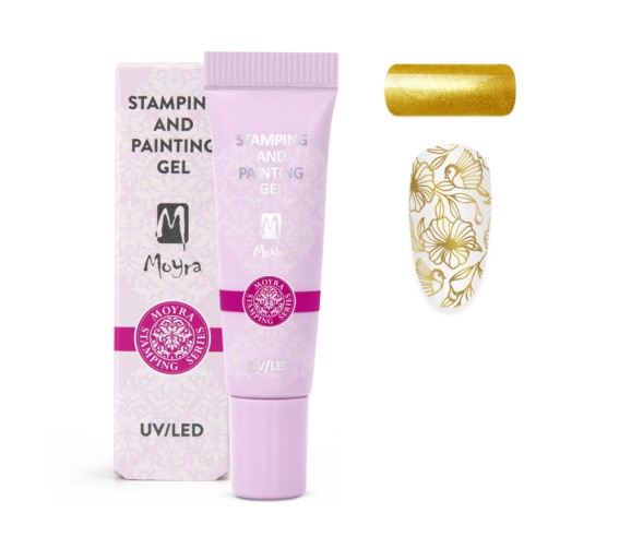 Gel Stamping et de peinture Moyra n ° 20 Or