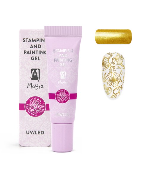 Gel Stamping et de peinture Moyra n ° 20 Or