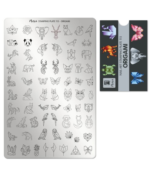 Plaque stamping Moyra 115 Origami