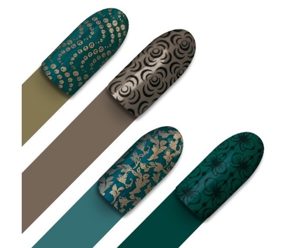 Moyra Plaque Stamping Wallpaper