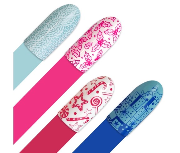 Plaque de stamping Wintertime – Motifs hiver, bonhomme de neige