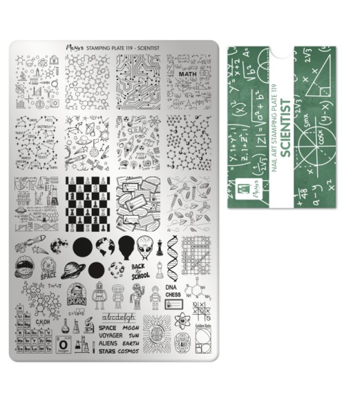 Plaque stamping Moyra 119 Scientist