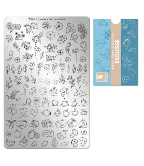 Plaque stamping Moyra 125 Esquisse