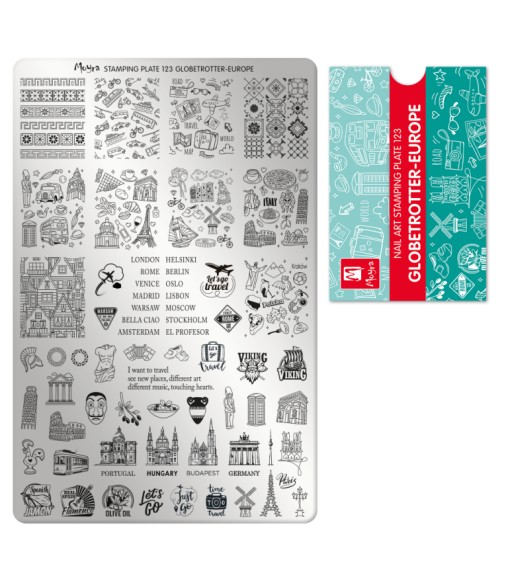 Plaque de stamping Moyra 123 Globetrotteur-Europe