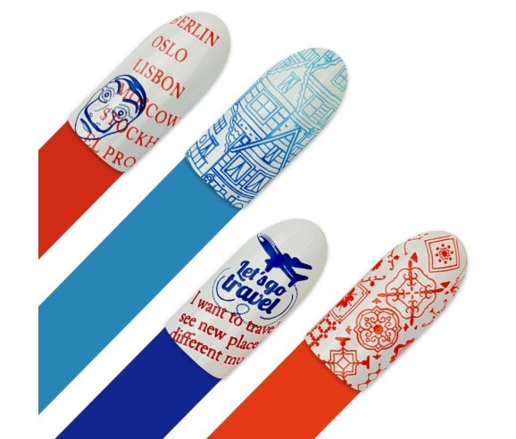 Moyra Plaque de stamping Globetrotteur-Europe