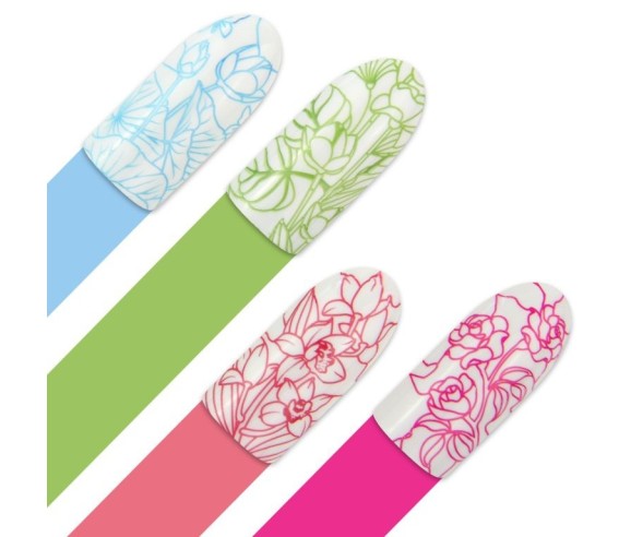 Moyra Plaque stamping Stained glassed 2