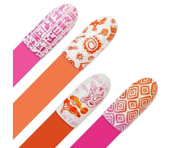 Moyra Plaque stamping Globe Trotteur Africa/ Australia