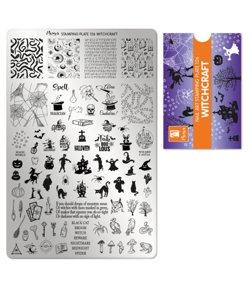 Plaque stamping Moyra 126 Witchraft