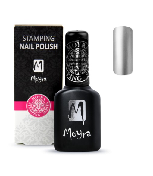 Smart Stamping Nail Polish Argent