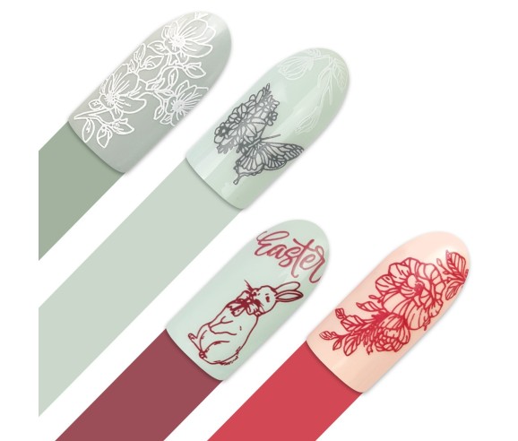 Moyra Plaque stamping In Bloom