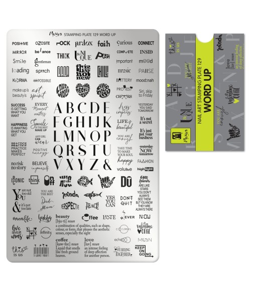 Moyra Plaque Stamping Word up