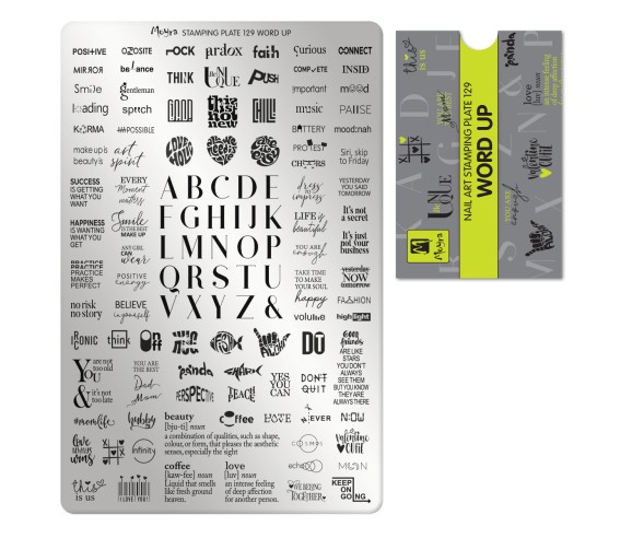 Moyra Plaque Stamping Word up