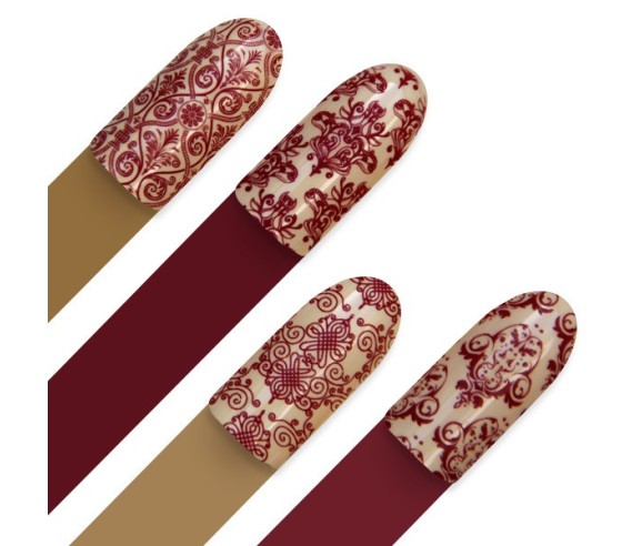 Moyra Plaque Stamping Damask Drapery