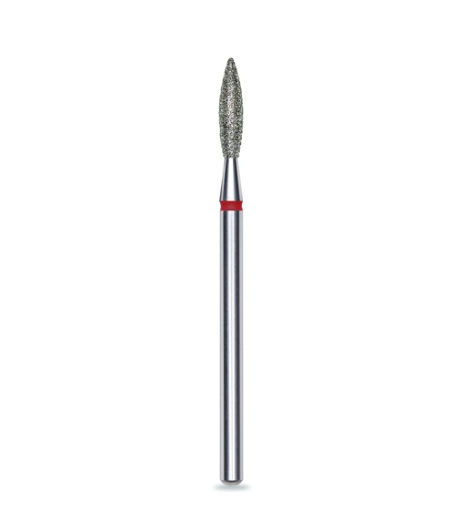 Staleks FLAME diamantée, fine (ROUGE) 2,3 mm/10 mm 2