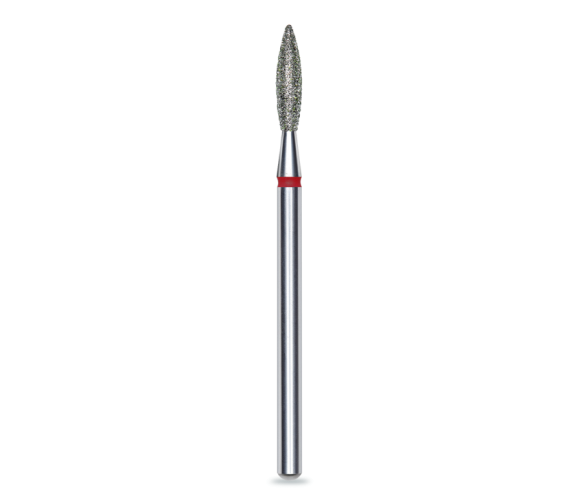 Staleks FLAME diamantée, fine (ROUGE) 2,3 mm/10 mm