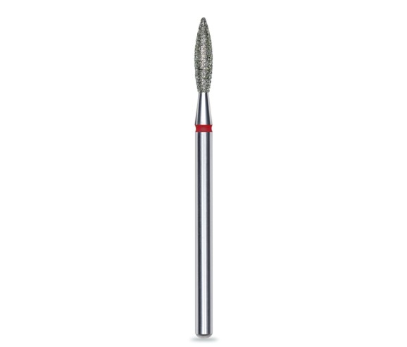 Staleks FLAME diamantée, fine (ROUGE) 2,3 mm/10 mm