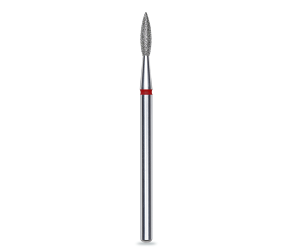 Staleks FLAME diamantée, fine (ROUGE) 2,1 mm/8 mm