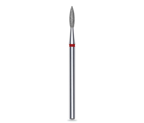 Staleks FLAME diamantée, fine (ROUGE) 2,1 mm/8 mm