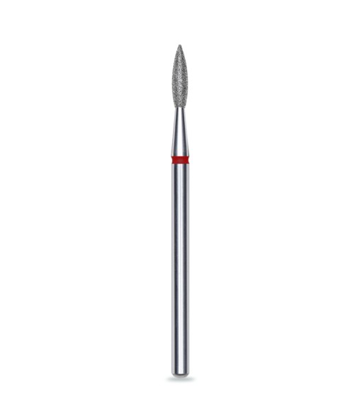 Staleks FLAME diamantée, fine (ROUGE) 2,1 mm/8 mm