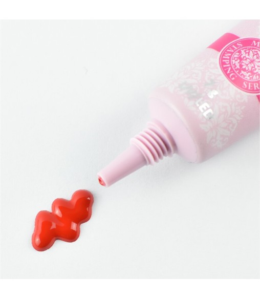 Gel Stamping et de peinture Moyra n ° 04 Rouge