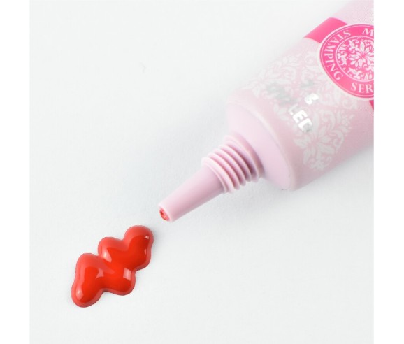 Gel Stamping et de peinture Moyra n ° 04 Rouge