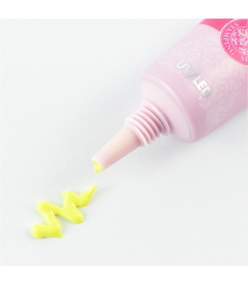 Gel Stamping et de peinture Moyra n ° 10 Jaune vif