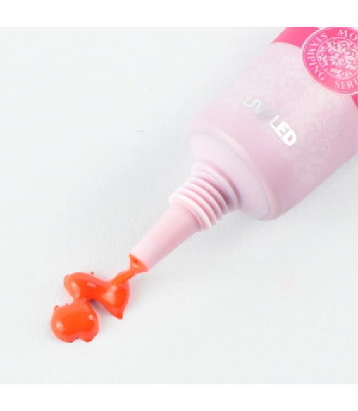 Gel Stamping et de peinture Moyra n ° 11Orange Vif