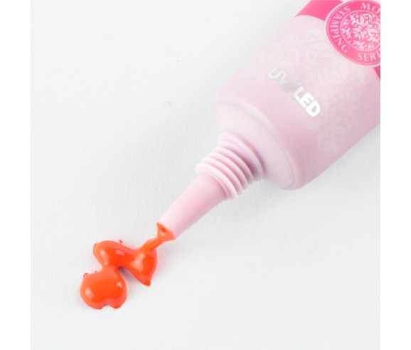 Gel Stamping et de peinture Moyra n ° 11Orange Vif