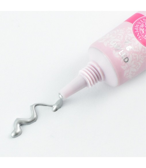 Gel Stamping et de peinture Moyra n ° 19 Argent
