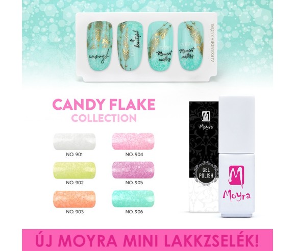 Moyra Mini Gel Polish Candy Flake 902