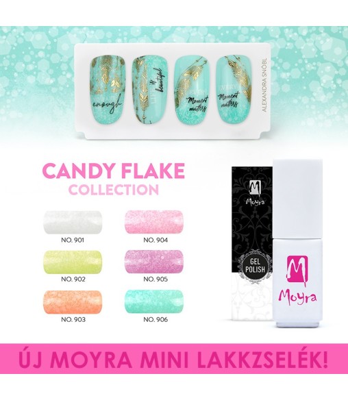 Moyra Mini Gel Polish Candy Flake 902