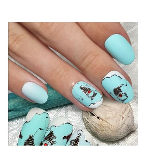 Plaque stamping Moyra 128 Winternails