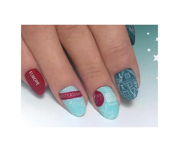 Moyra Plaque de stamping Globetrotteur-Europe