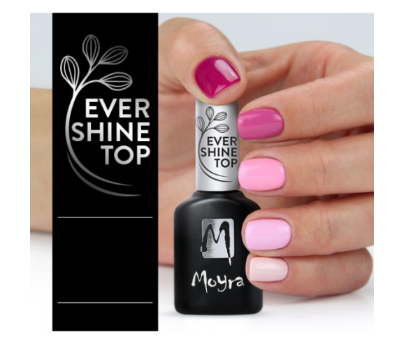 Moyra Evershine Top gel, finition sans résidu ultra brillante