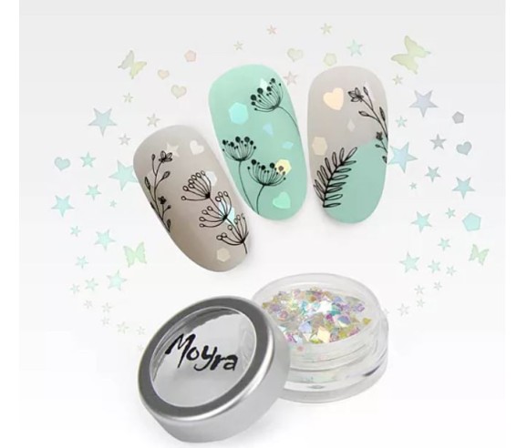 Moyra Rainbow flitter mix