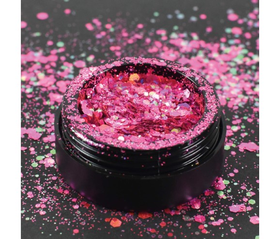 Moyra Holo glitter mix Cameleon Magenta