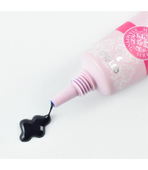 Gel Stamping et de peinture Moyra n ° 06 Bleu