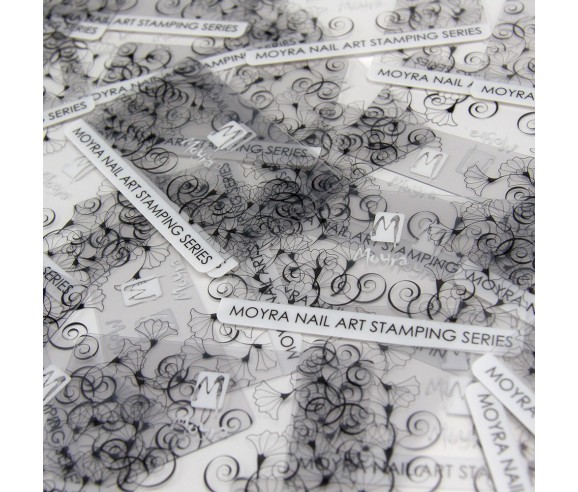 Moyra Raclette Stamping transparente Noire