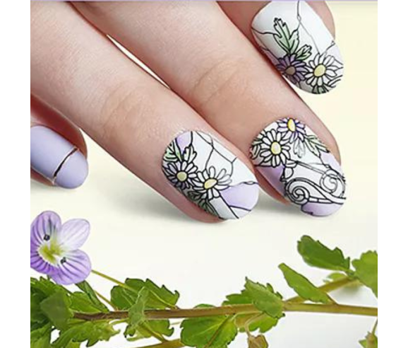 Moyra Plaque stamping Stained glassed 2