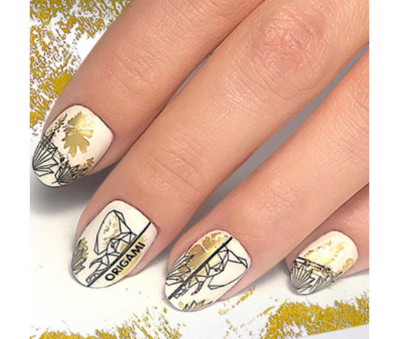 Moyra Plaque stamping Origami