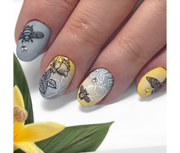 Moyra Plaque stamping Botanical