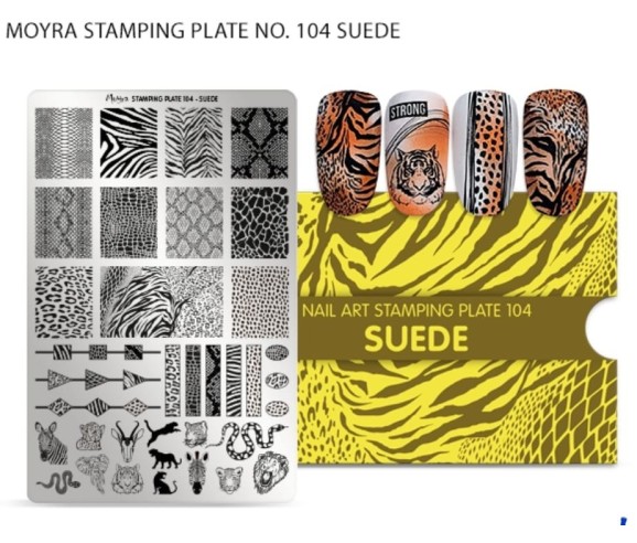 Moyra Plaque Stamping Suede