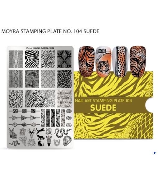 Plaque Stamping Moyra 104 SUEDE