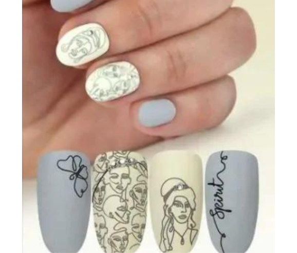 Moyra Plaque Stamping Lignes fines