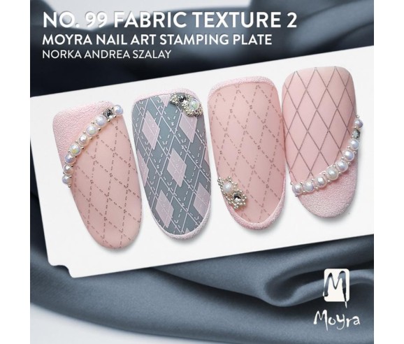 Moyra Plaque stamping 99 Moyra FABRIC TEXTURE 2