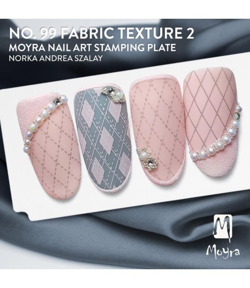 Moyra Plaque stamping 99 Moyra FABRIC TEXTURE 2