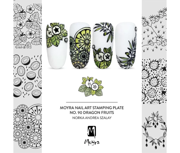 Moyra Plaque stamping Dragon Fruits